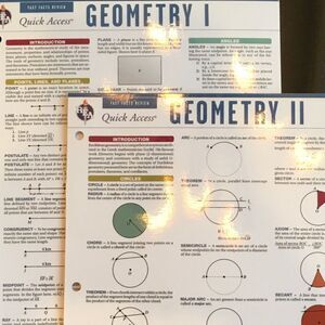 Geometry I & II - Laquard Cards 8.5 x 11” - Main